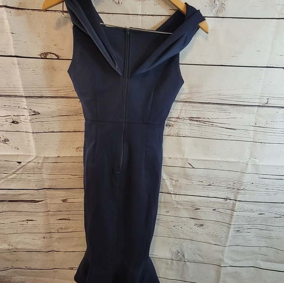 Lady Black Tie Navy Blue Brienne Dress S/4 - Picture 7 of 7